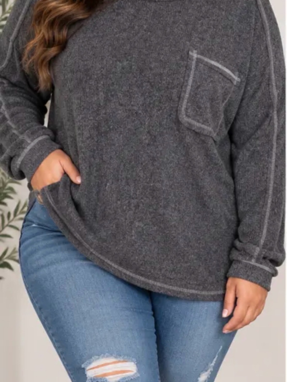 Cozy Pocket Perfection – NEW Zenana Plus Sizes 3x-4x